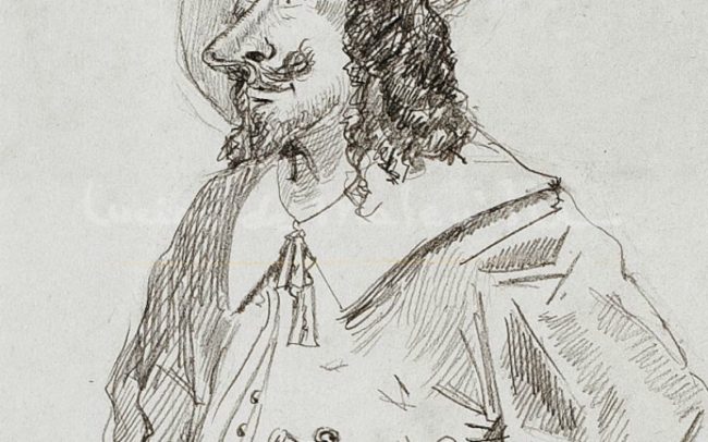 Dessin Cyrano de Bergerac_1998_Lucien de Maleville© ALDM