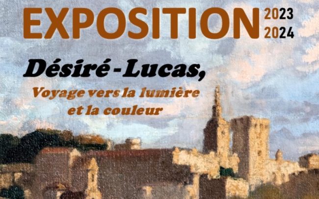 Affiche exposition Désiré Lucas 2023 2024mini